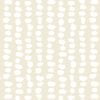 Close-up of the coastal beige and white pebble striped design on the Ozscape Designs shower curtain.