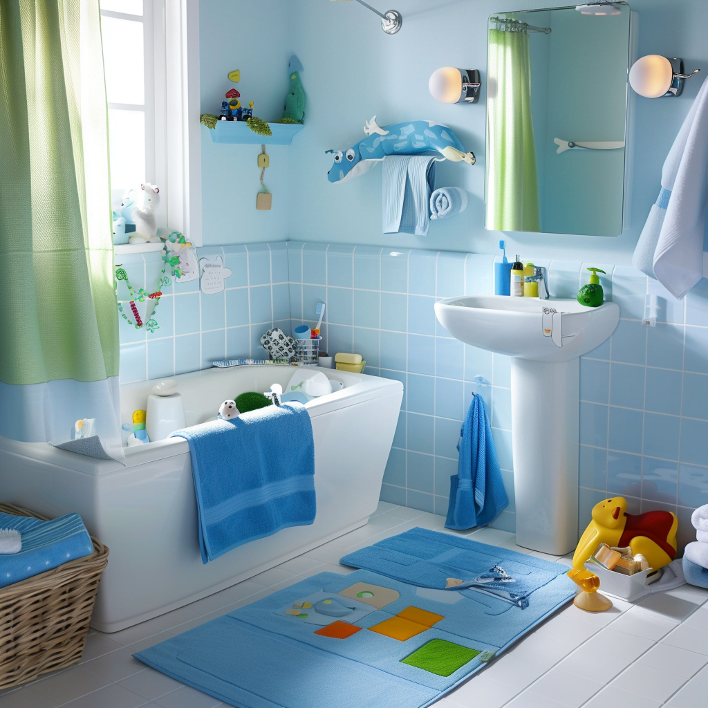 pastel bathroom