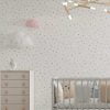 Pretty Polka Dot Wallpaper For Baby Girl Nursery Wall Decor