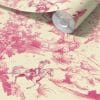 A close-up of the intricate unicorn and horse details on Cosmic Cowgirl Wallpaper.