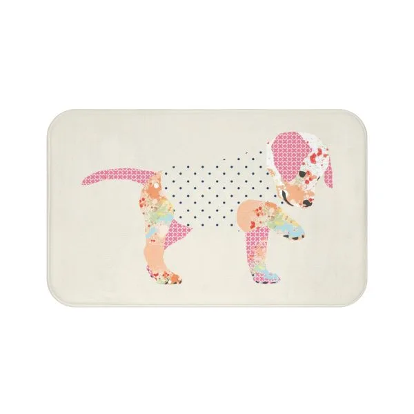 neutral-patchwork-puppy-dog-bath-mat-memory-foam-non-slip-beige-design