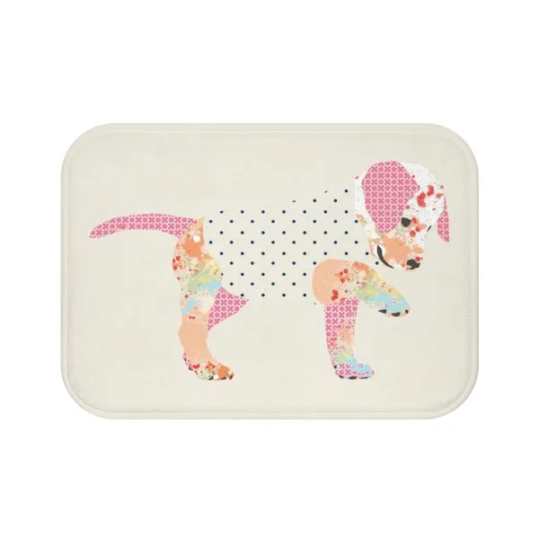 kids-bathroom-patchwork-puppy-bath-rug-neutral-beige-decor-dog-lover