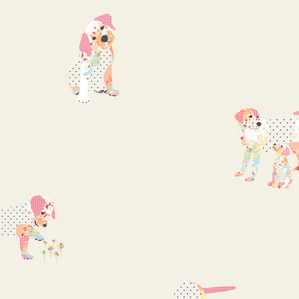 close-up-pink-puppy-dog-shower-curtain-print-detail-beige-background