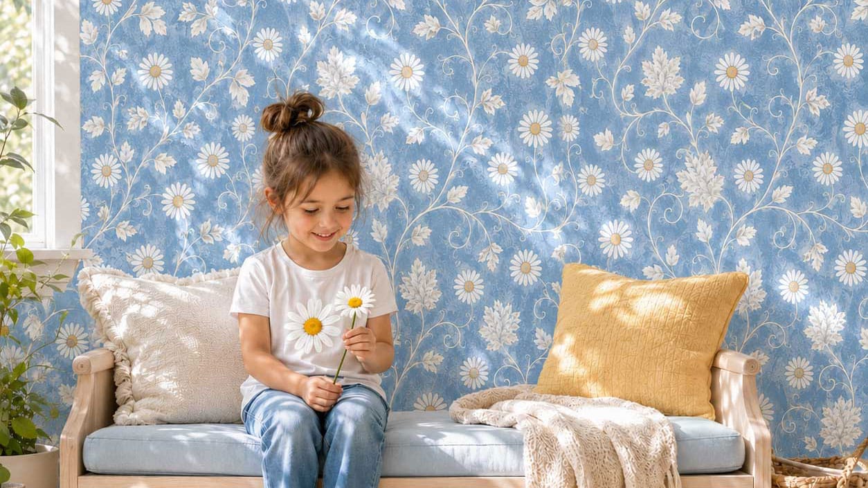 blue-daisy-wallpaper-by-ozscapedesigns