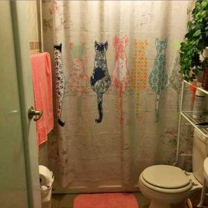 cats-and-roses-beige-shower-curtain-customer-review