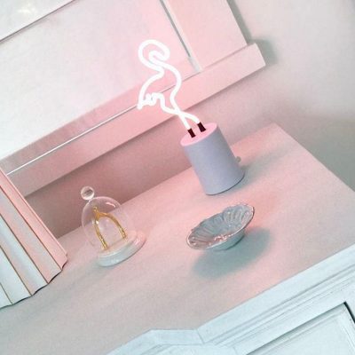 flamingo neon light