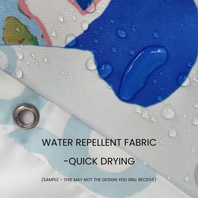 Water proof Shower curtain polyester fabric